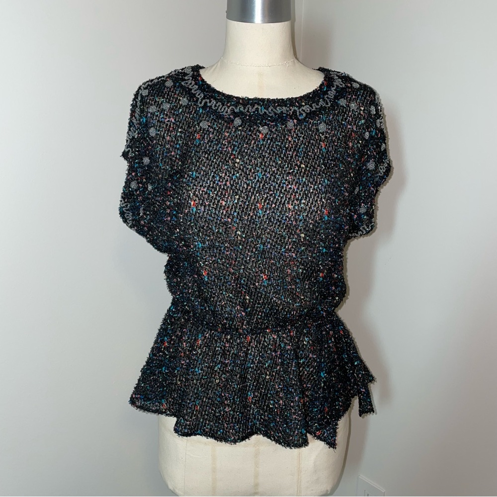 Anthropologie ISANI peplum blouse